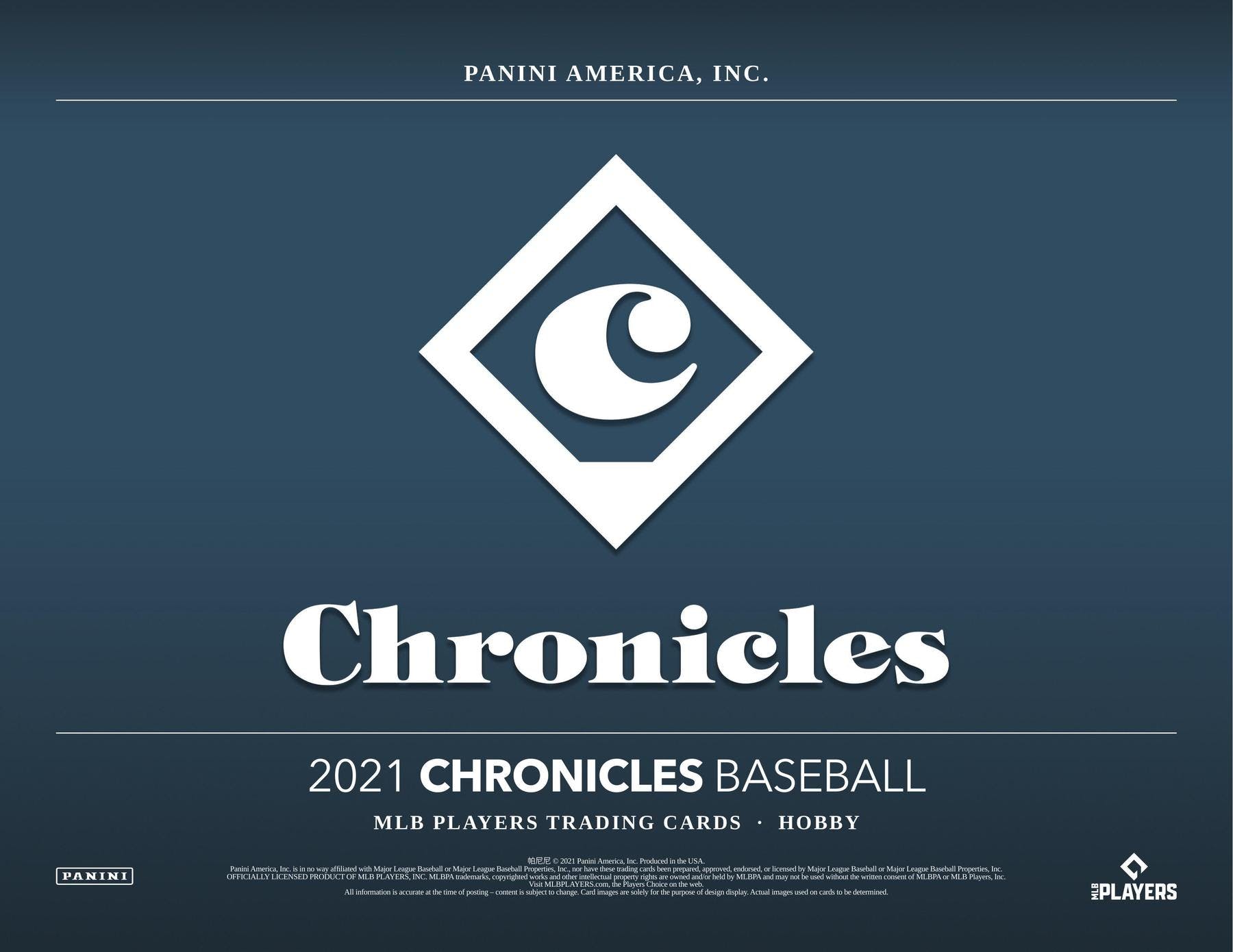 2021 Panini Chronicles Baseball Hobby Box - Miraj Trading