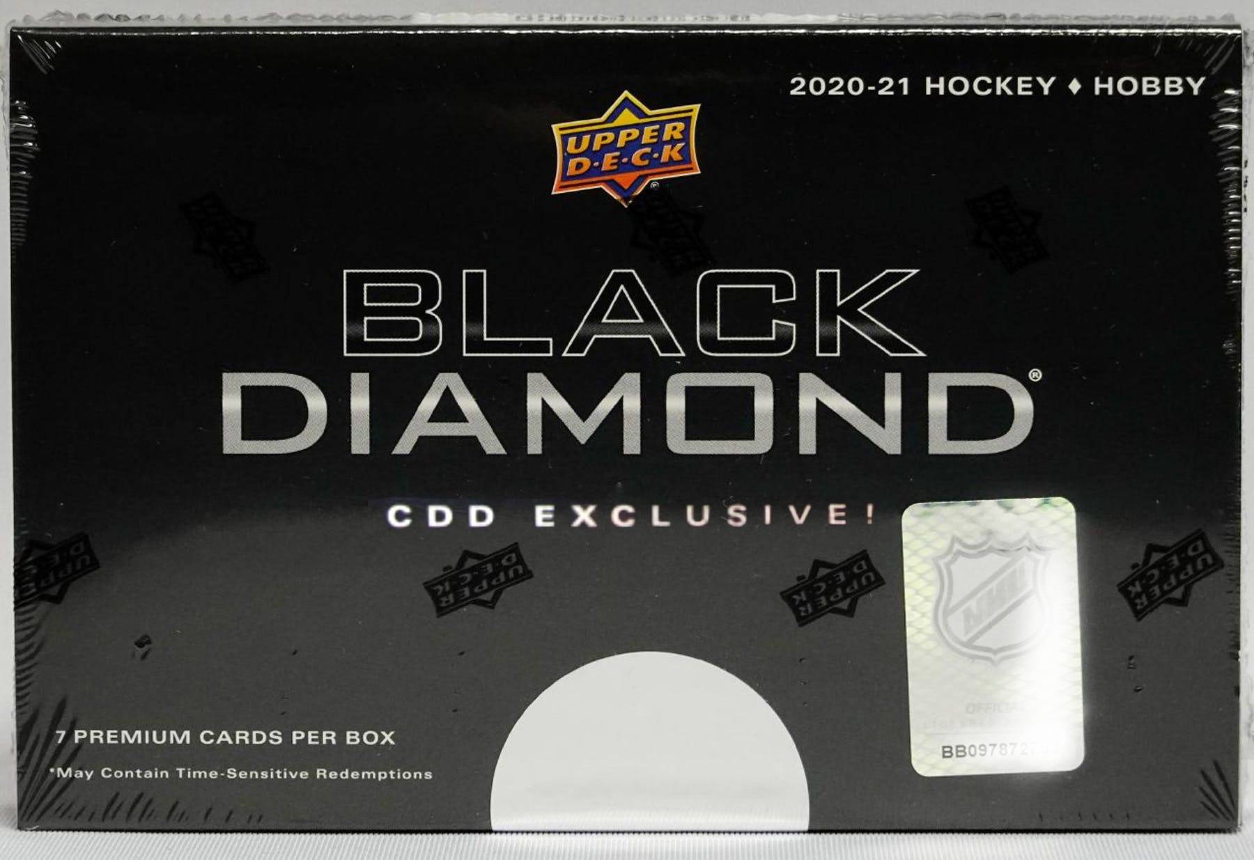 2020-21 Upper Deck Black Diamond CDD Exclusive Hockey Hobby Box - Miraj Trading