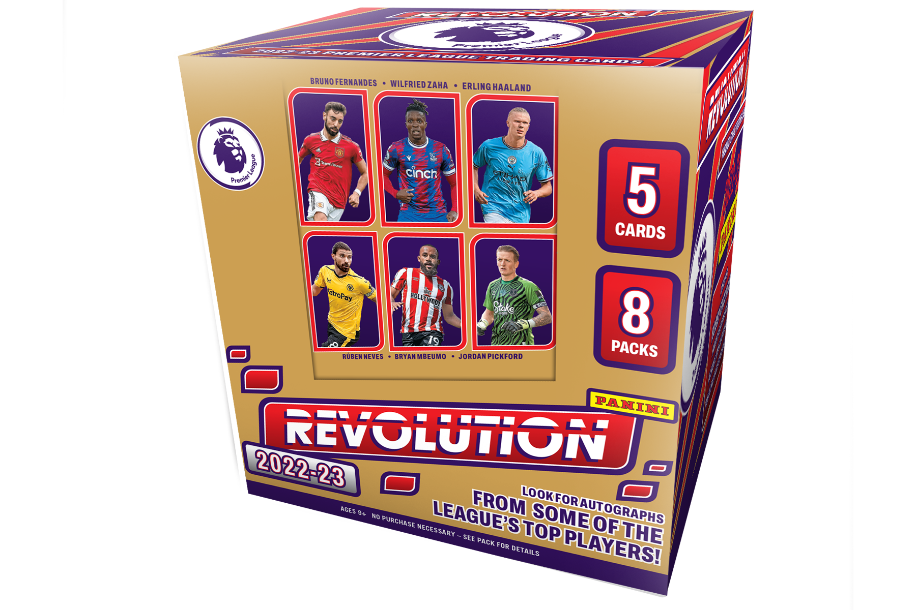 2022-23 Panini Revolution Premier League Soccer Hobby Box - Miraj Trading
