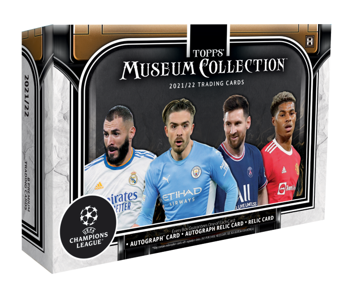 2021/22 Topps UEFA Champions League Museum Collection Soccer Hobby Box - Miraj Trading