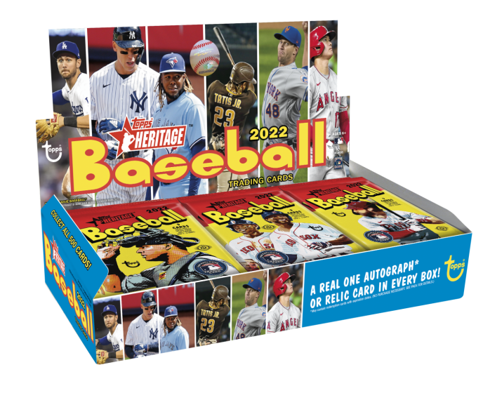 2022 Topps Heritage Baseball Hobby Box - Miraj Trading