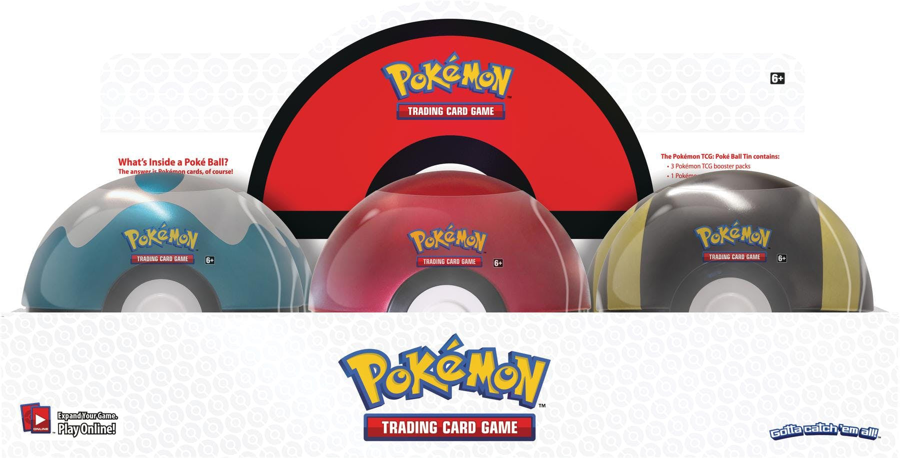 Pokemon Poke Ball Spring 2020 Tin Case (Case Of 6) - BigBoi Cards