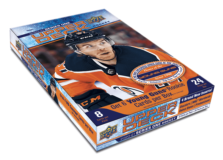2020-21 Upper Deck Series 1 Hockey Hobby Box - Miraj Trading