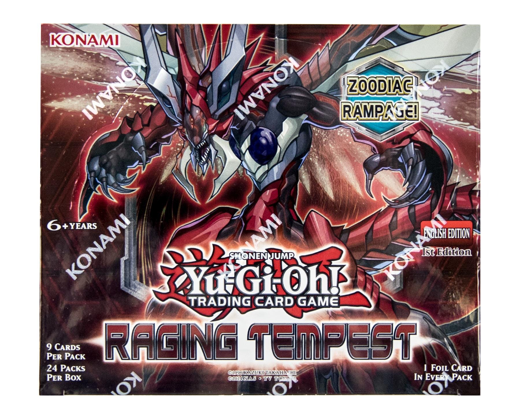 Konami Yu-Gi-Oh! TCG: Raging Tempest Booster Box - BigBoi Cards