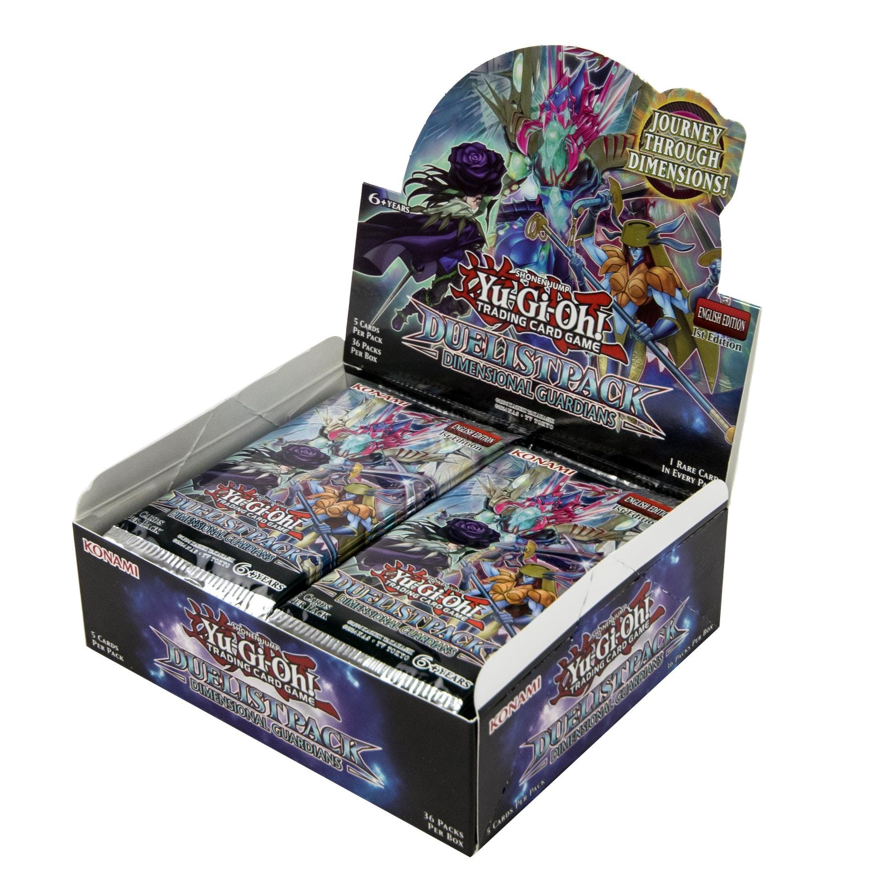 Konami Yu-Gi-Oh! TCG: Duelist Pack: Dimensional Guardians First Edition Booster Box - BigBoi Cards