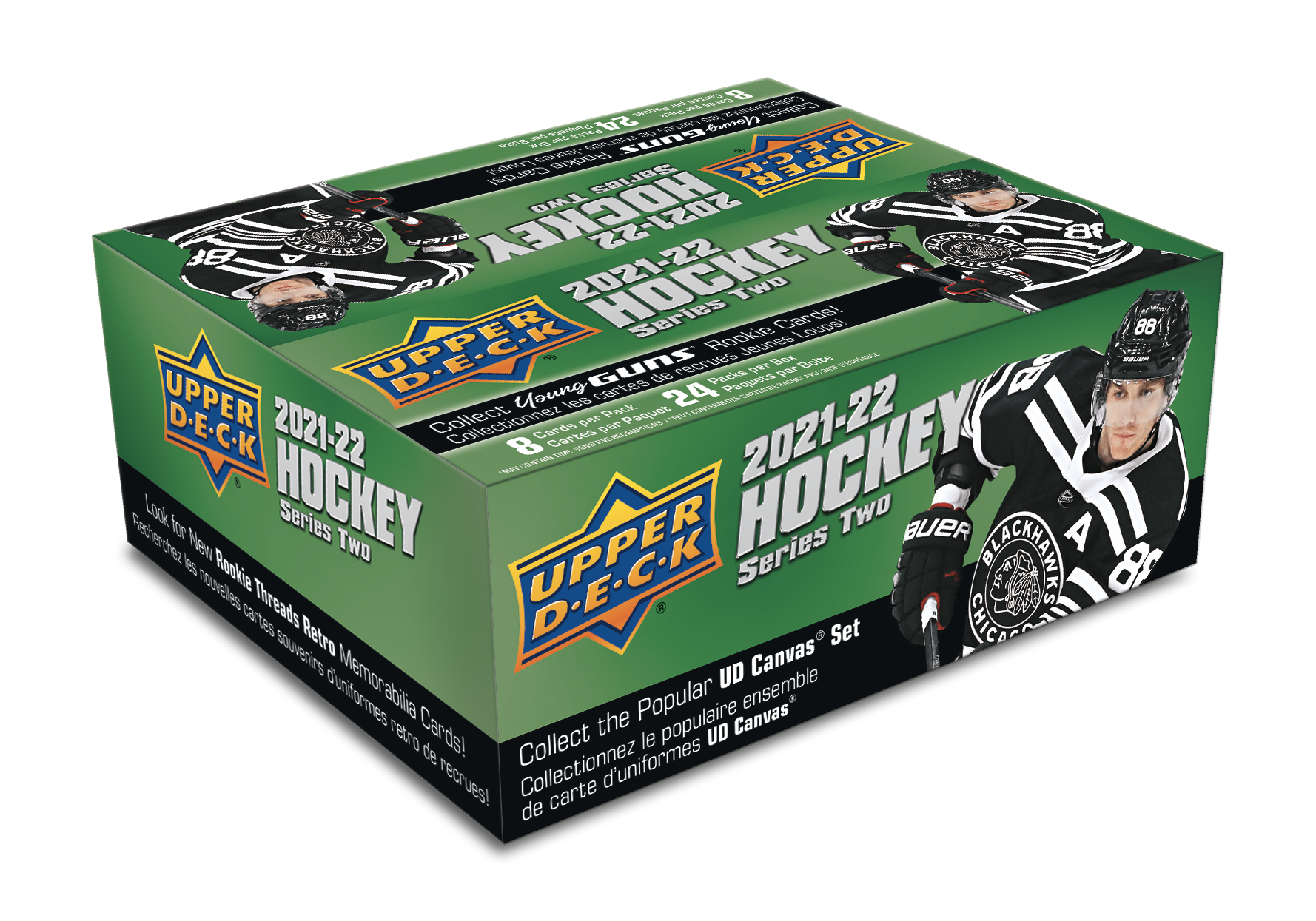 2021-22 Upper Deck Series 2 Hockey Retail Case (Case of 20 Boxes) (Pre-Order) - Miraj Trading