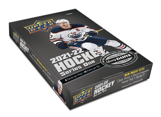2021-22 Upper Deck Series 1 Hockey Hobby Box (Pre-Order) - Miraj Trading