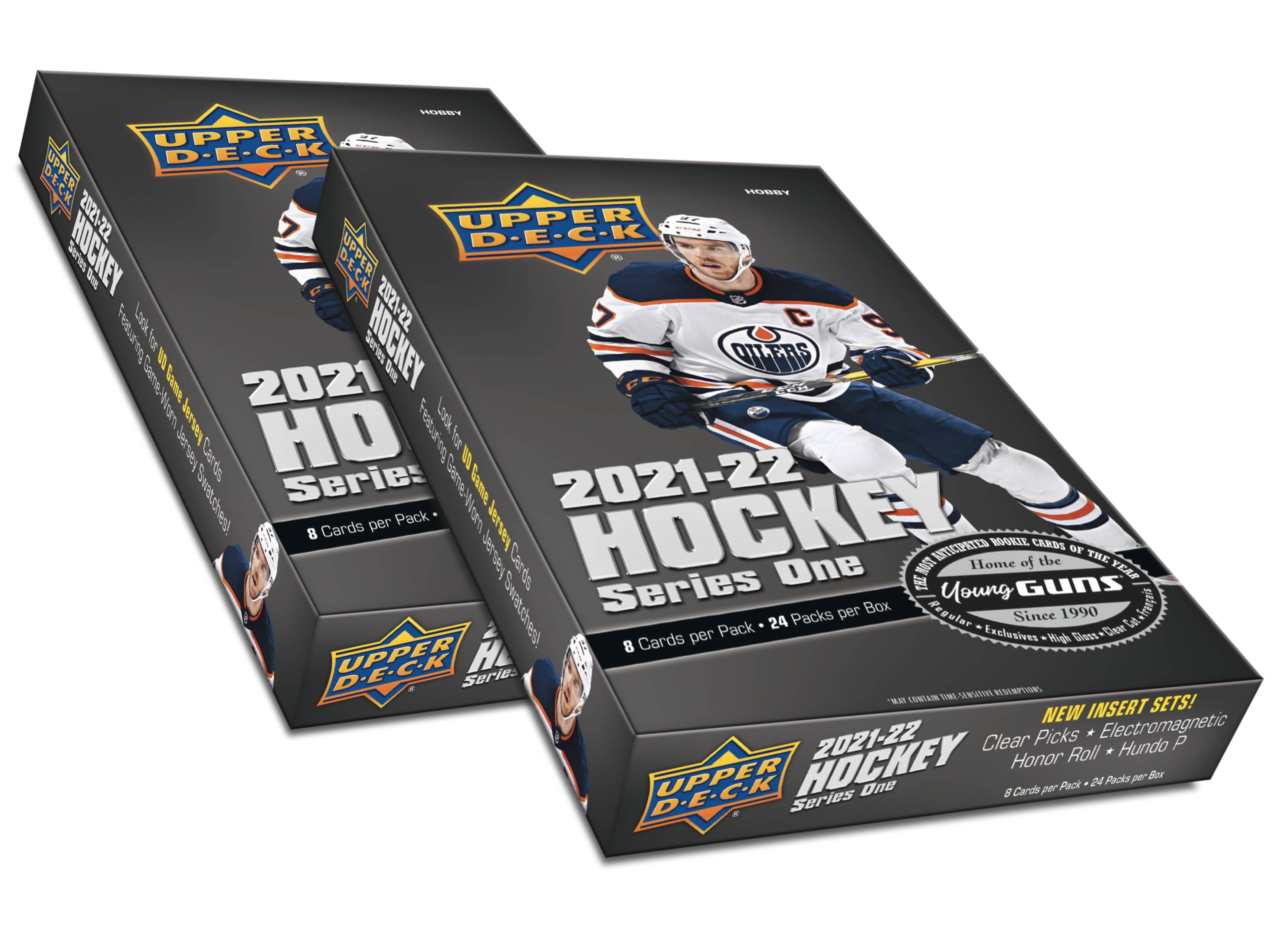 2021-22 Upper Deck Series 1 Hockey Hobby Box (Lot of 2) - Miraj Trading