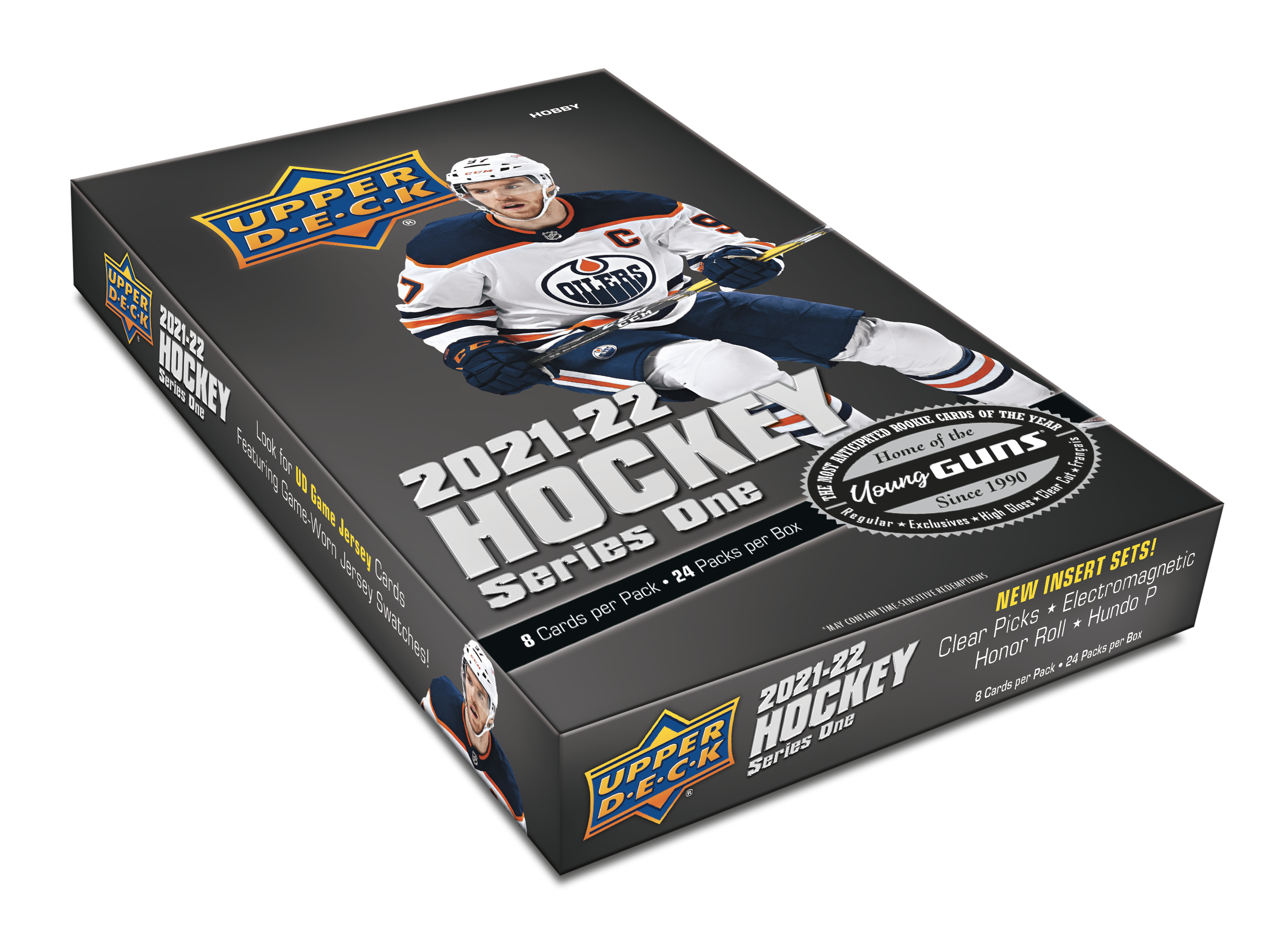 2021-22 Upper Deck Series 1 Hockey Hobby Case (Case of 12 Boxes) (Pre-Order) - Miraj Trading