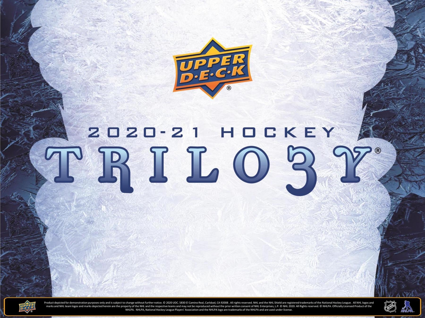 2020-21 Upper Deck Trilogy Hockey Hobby Case (Case of 10 Boxes) (Pre-Order) - Miraj Trading