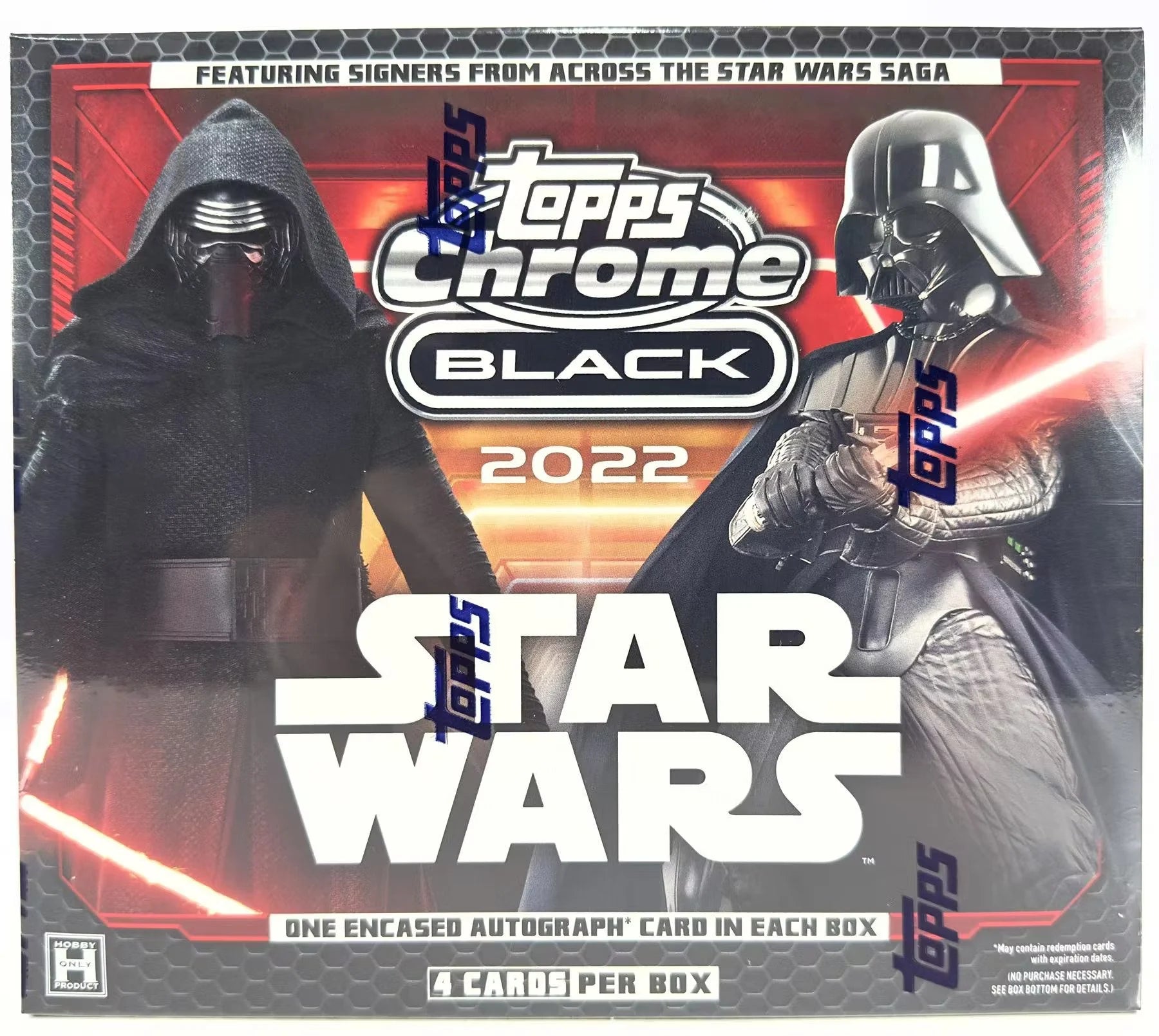 2022 Topps Star Wars Chrome Black Hobby Box - Miraj Trading