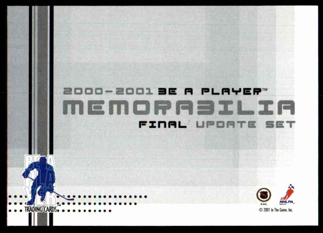 2000-01 Be A Player Memorabilia Final Update Set - BigBoi Cards