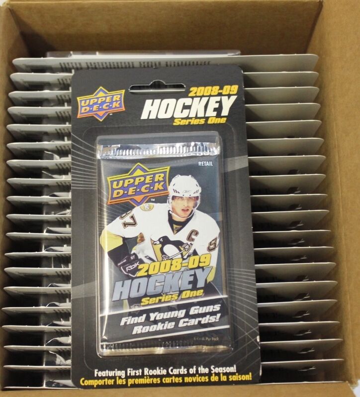 2008-09 Upper Deck Series 1 Hockey Retail Blister Box (20 Packs a Lot) - BigBoi Cards