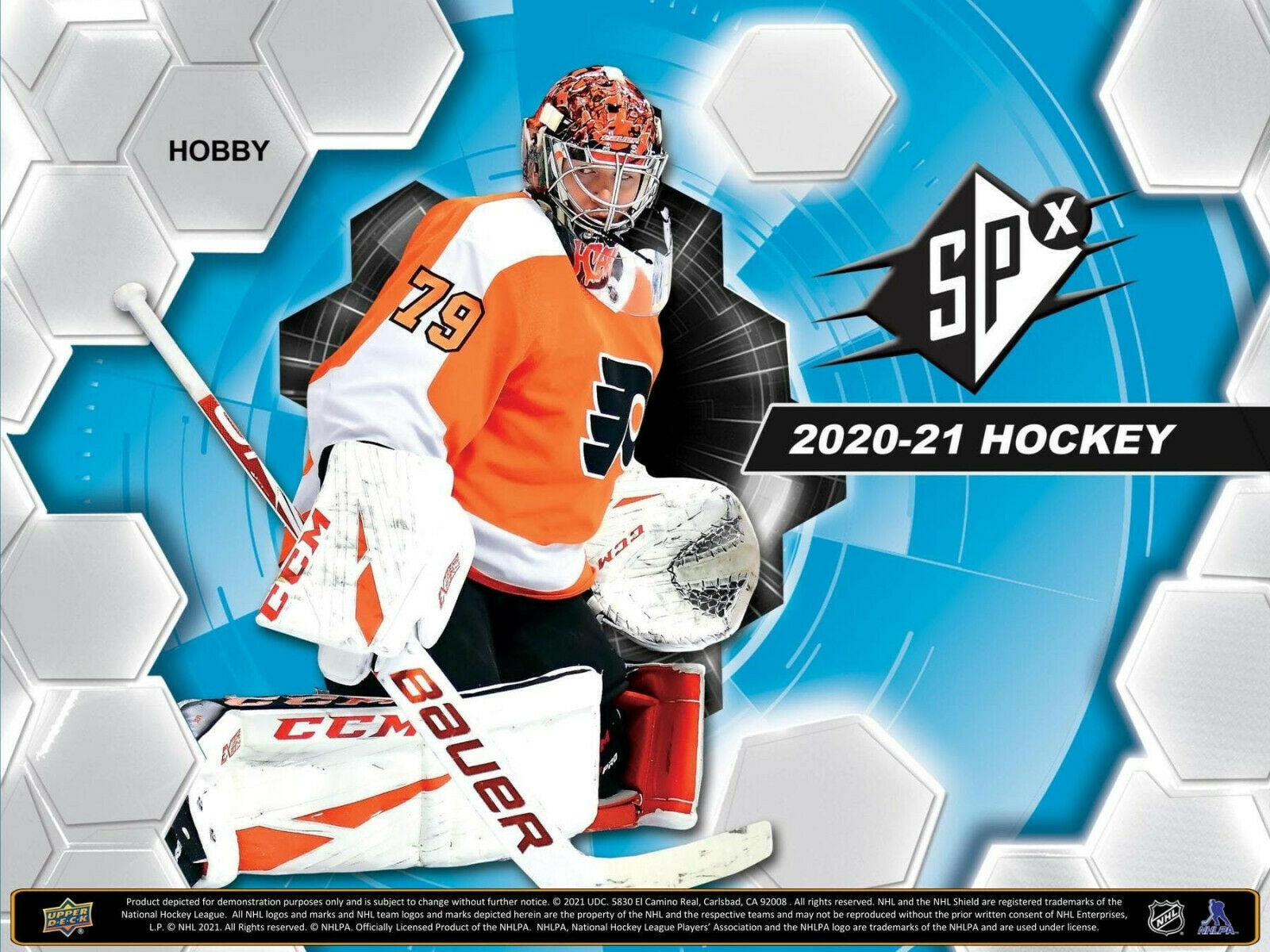 2020-21 Upper Deck SPX Hockey Hobby Inner Case (Inner Case of 10 Boxes) (Pre-Order) - Miraj Trading
