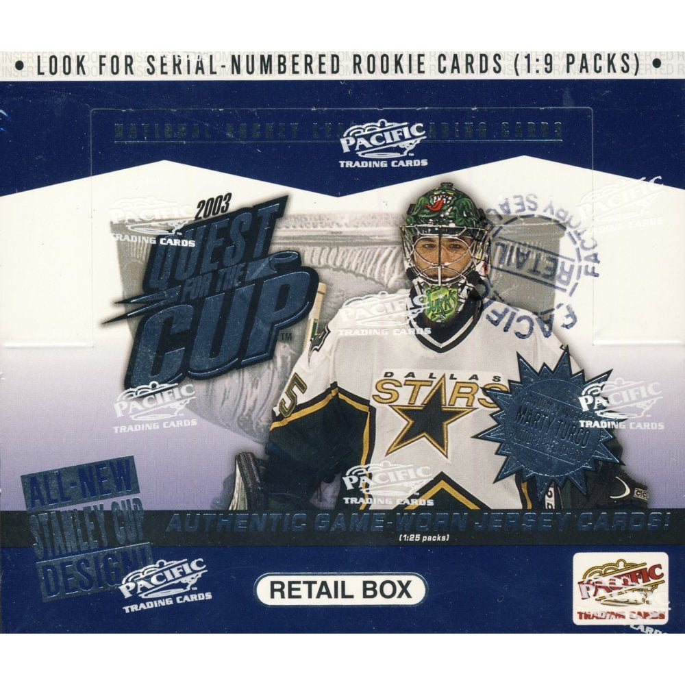 2002-03 Pacific Quest For The Cup Hockey Box ( Retail ) - BigBoi Cards