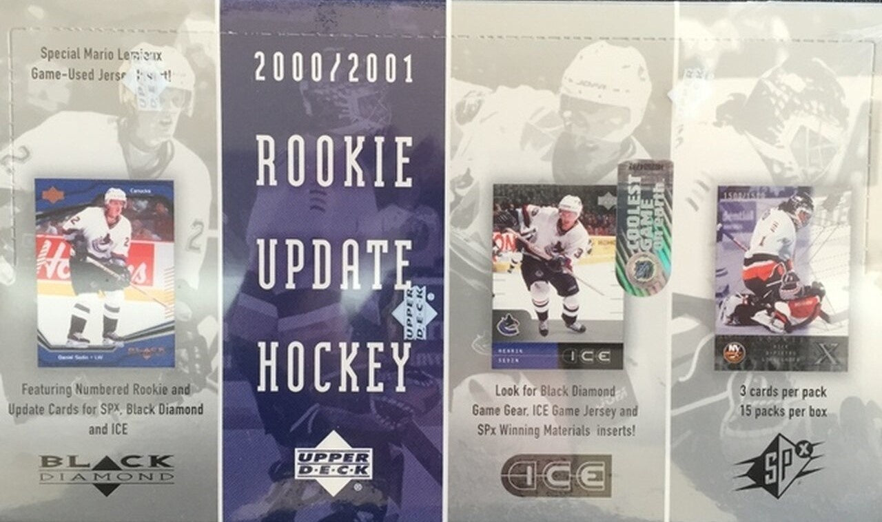 2000-01 Upper Deck Rookie Update Hockey Hobby Box - BigBoi Cards