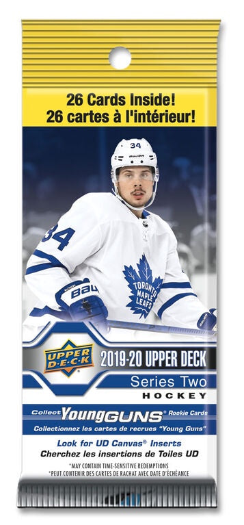 2019-20 Upper Deck Series 2 Hockey Fat Pack (Lot of 3) - BigBoi Cards