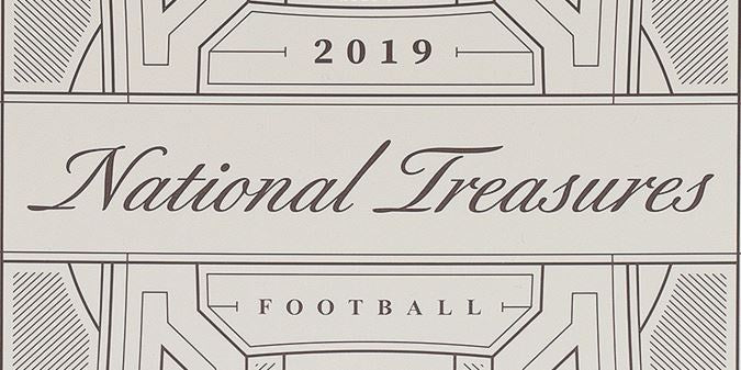 2019 Panini National Treasures Football Hobby Box - BigBoi Cards
