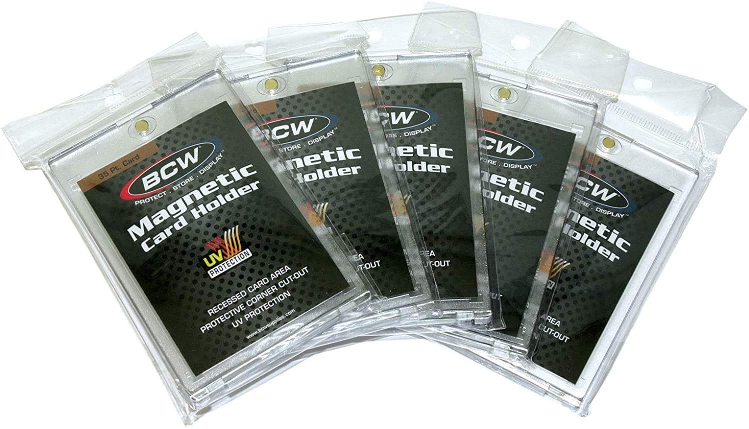 BCW Magnetic Card Holder 35PT (Lot of 5) - BigBoi Cards