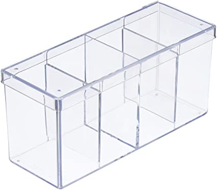 Ultra Pro 2-Piece Four Compartment Clear Card Box - Miraj Trading