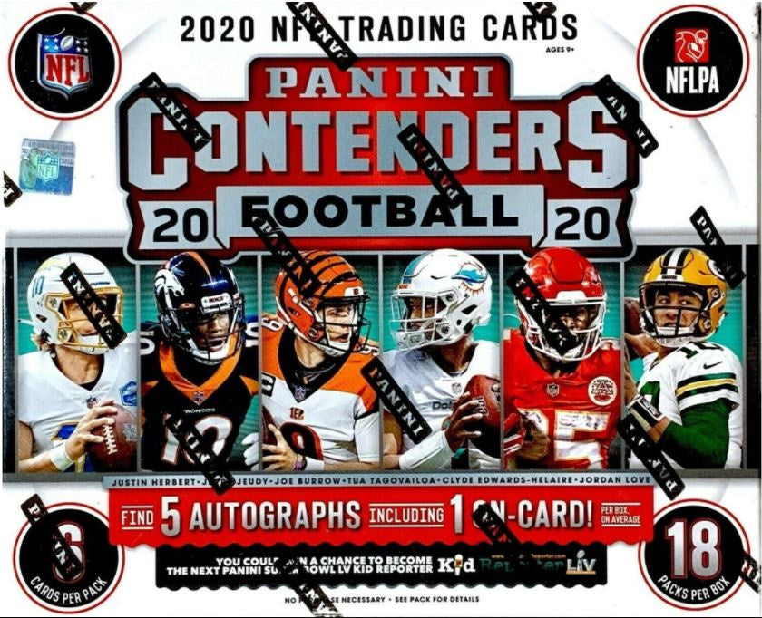 2020 Panini Contenders Football Hobby Box - BigBoi Cards