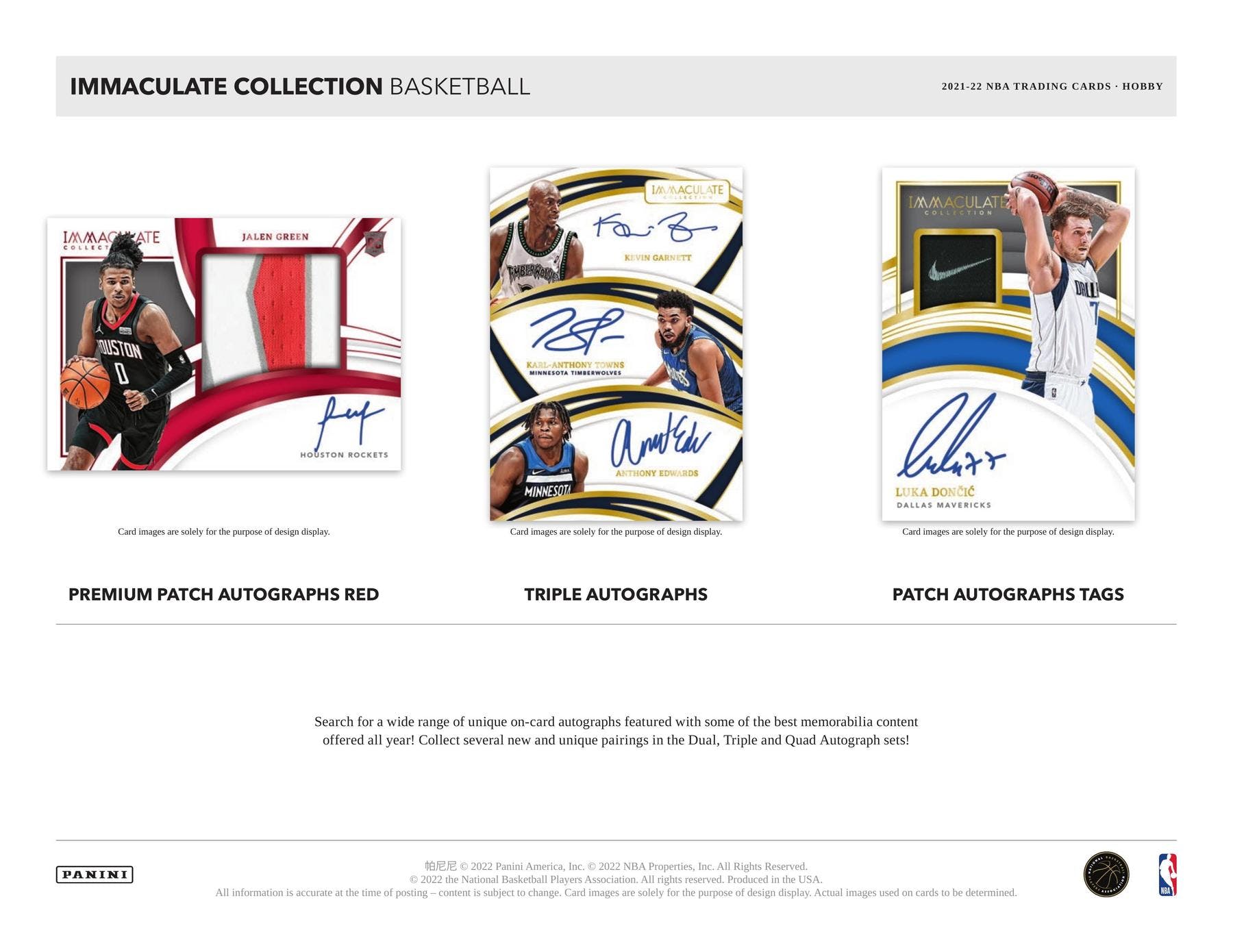 2021-22 Panini Immaculate Collection Basketball Hobby Box - Miraj Trading