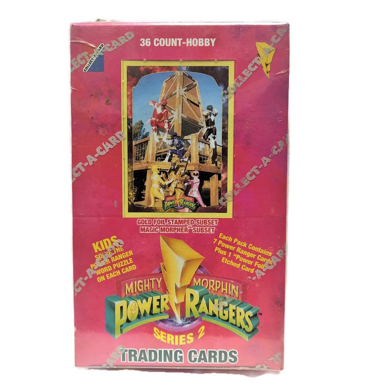 Collect-A-Card Mighty Morphin Power Rangers Series 2 Hobby Box - Miraj Trading