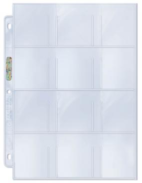 Ultra Pro 12-Pocket Platinum Page with 2-1/4" X 2-1/2" Pockets - BigBoi Cards