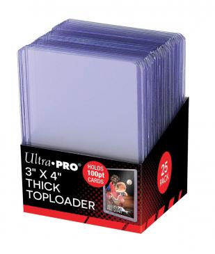 Ultra Pro Thick Toploaders 100pt. 3" X 4" (Lot of 5) - BigBoi Cards