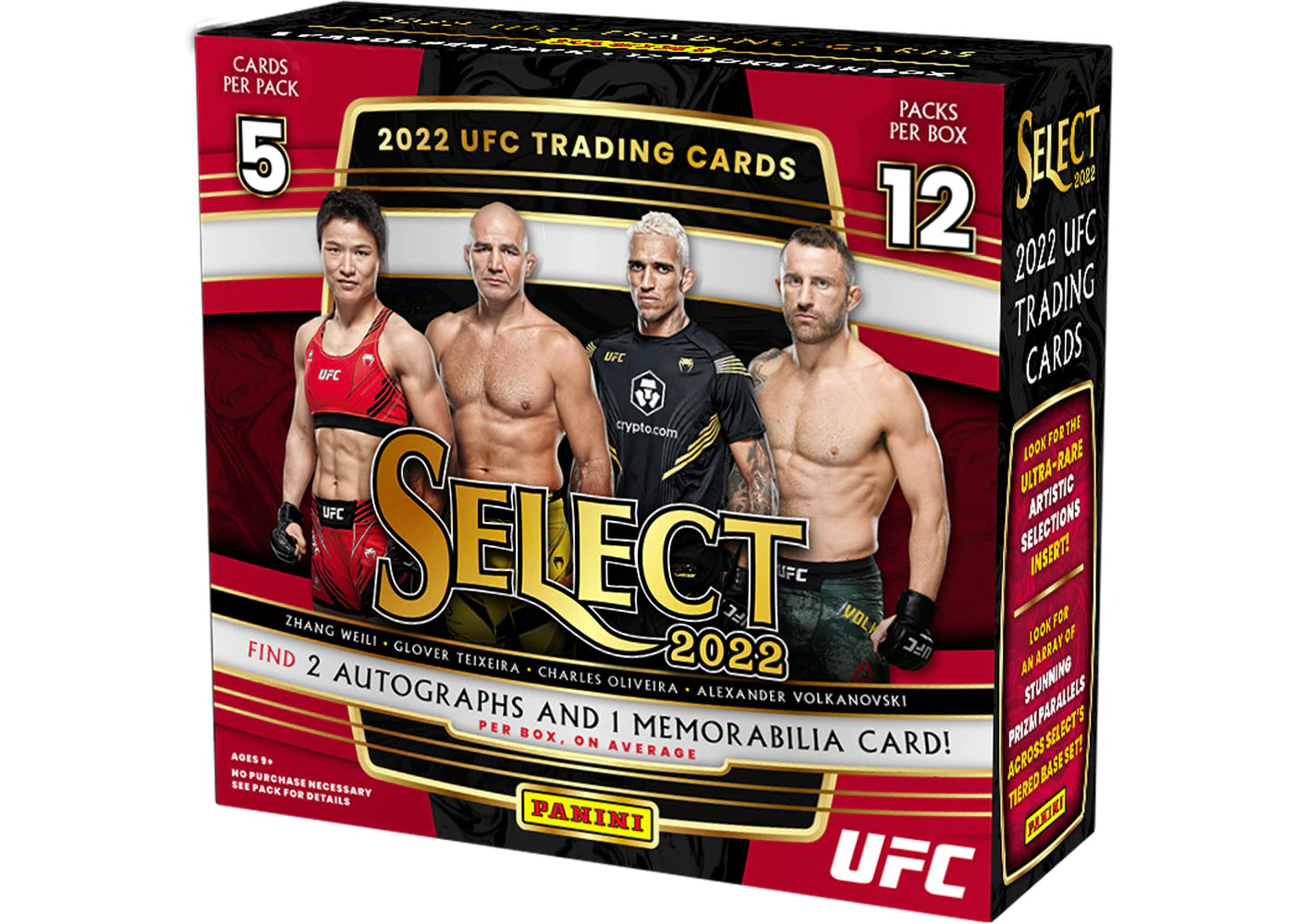 2022 Panini Select UFC Hobby Box - Miraj Trading