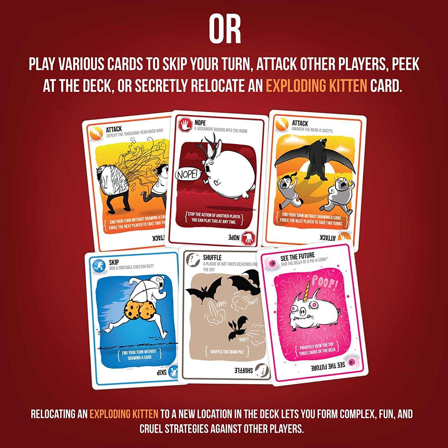 Exploding Kittens Card Game Original Edition - BigBoi Cards
