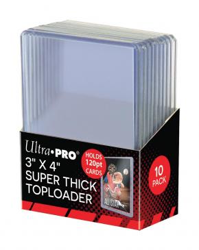 Ultra Pro Toploaders Super Thick 120pt. 3" X 4" (Lot of 5) - BigBoi Cards