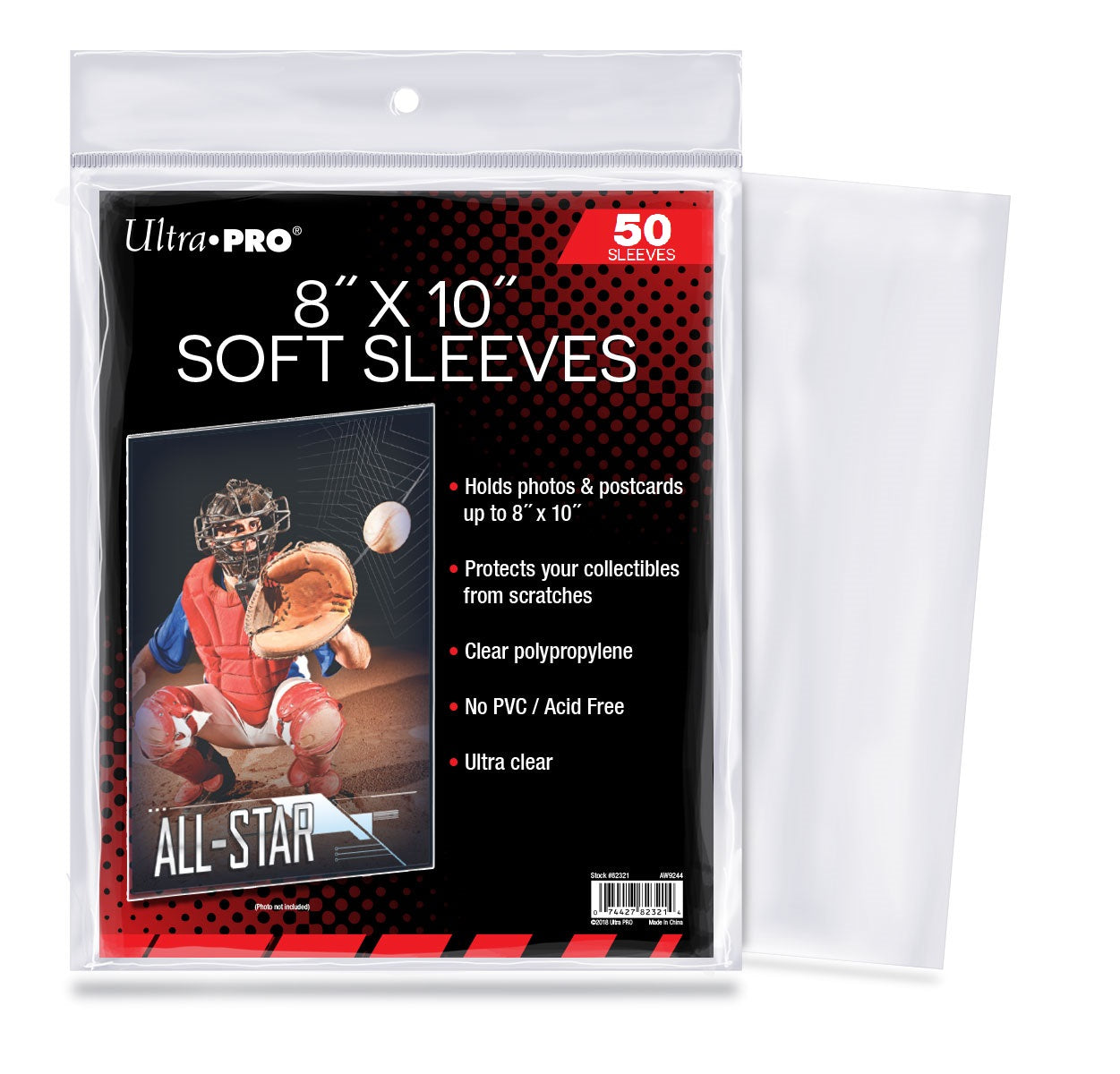 Ultra Pro 8" X 10" Soft Sleeves (Lot of 5) - BigBoi Cards