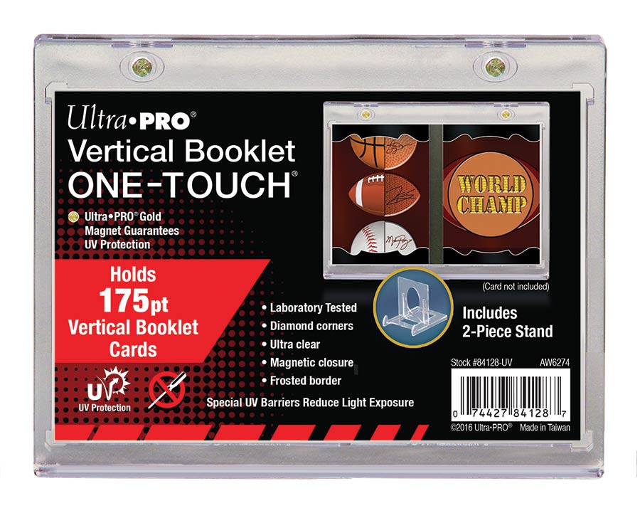 Ultra Pro Vertical Booklet Card Holder - UV ONE-TOUCH (Lot of 2) - BigBoi Cards