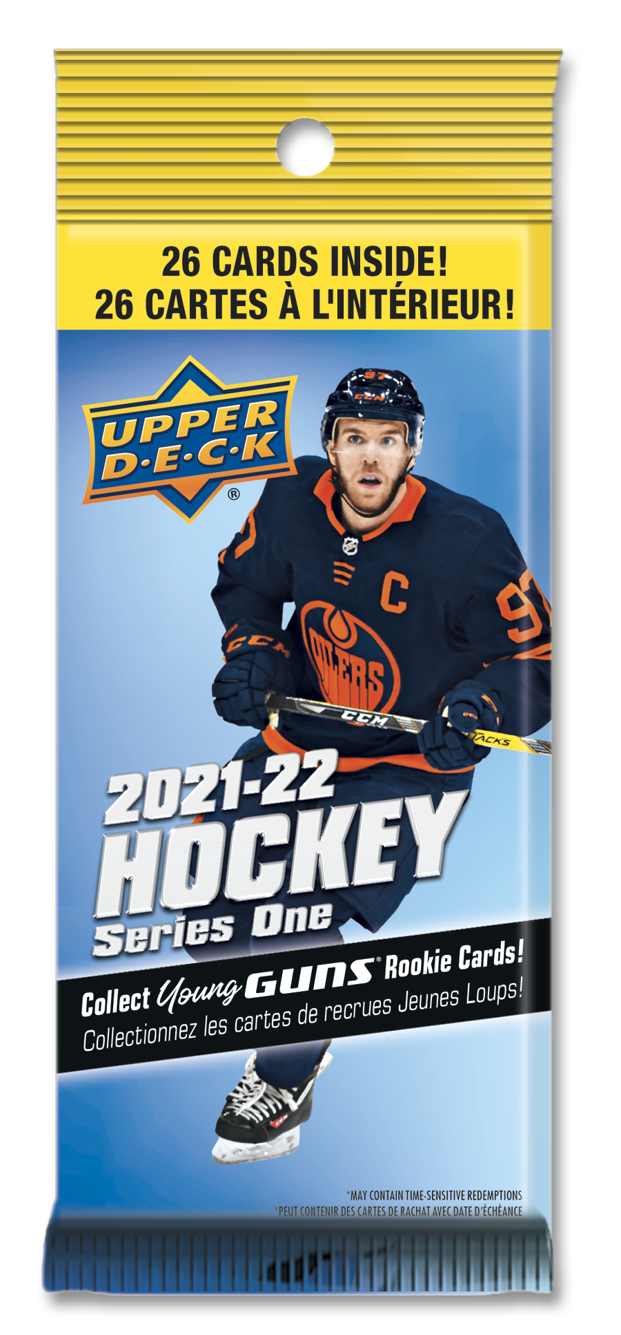 2021-22 Upper Deck Series 1 Hockey Fat Pack Box (Box of 18 Packs) (Pre-Order) - Miraj Trading