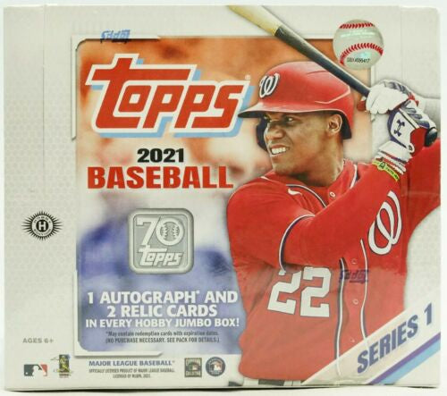 2021 Topps Series 1 Baseball Jumbo Box - BigBoi Cards