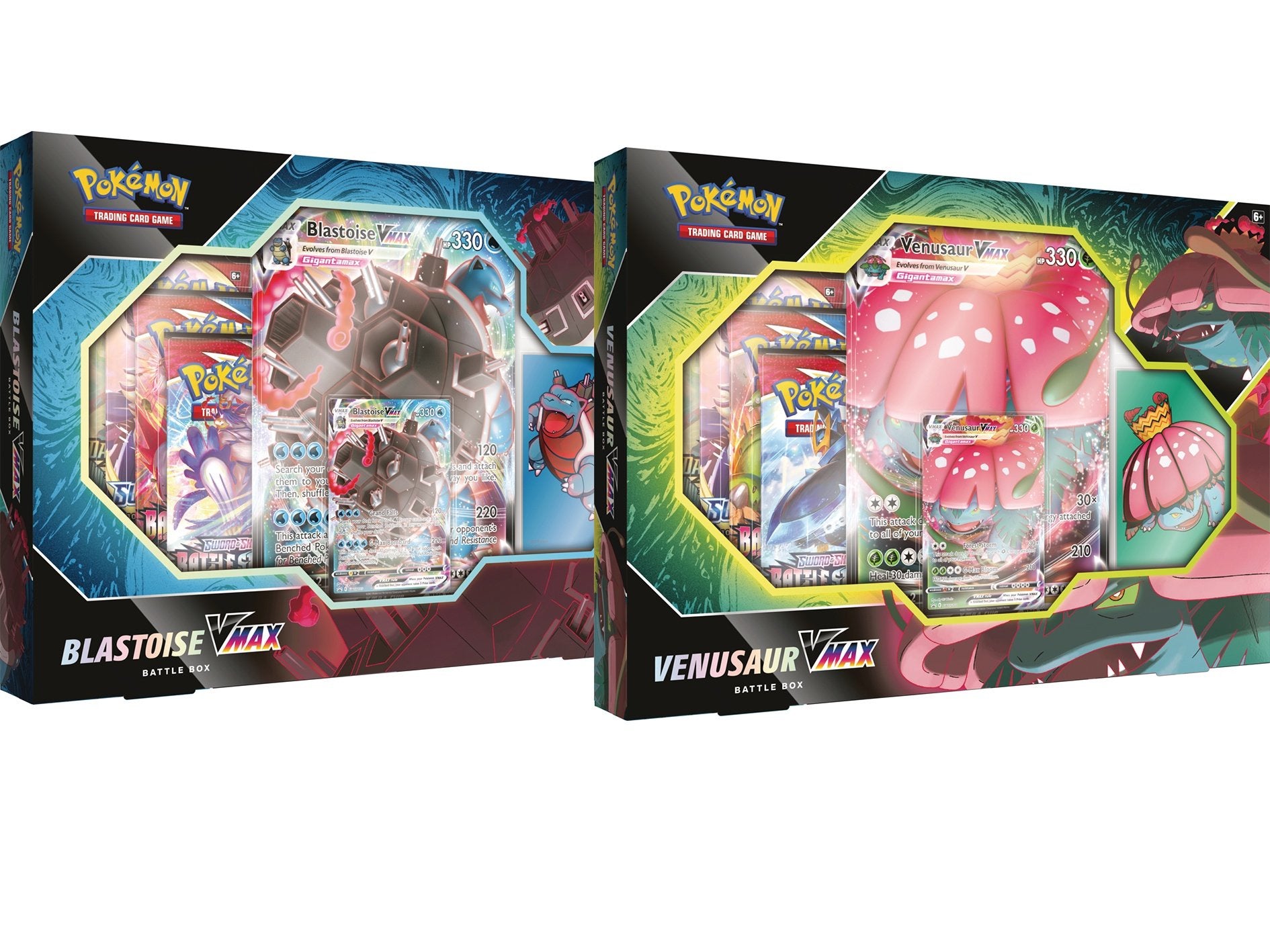 Pokemon Venusaur & Blastoise Vmax Battle Box (Set of 2) - BigBoi Cards