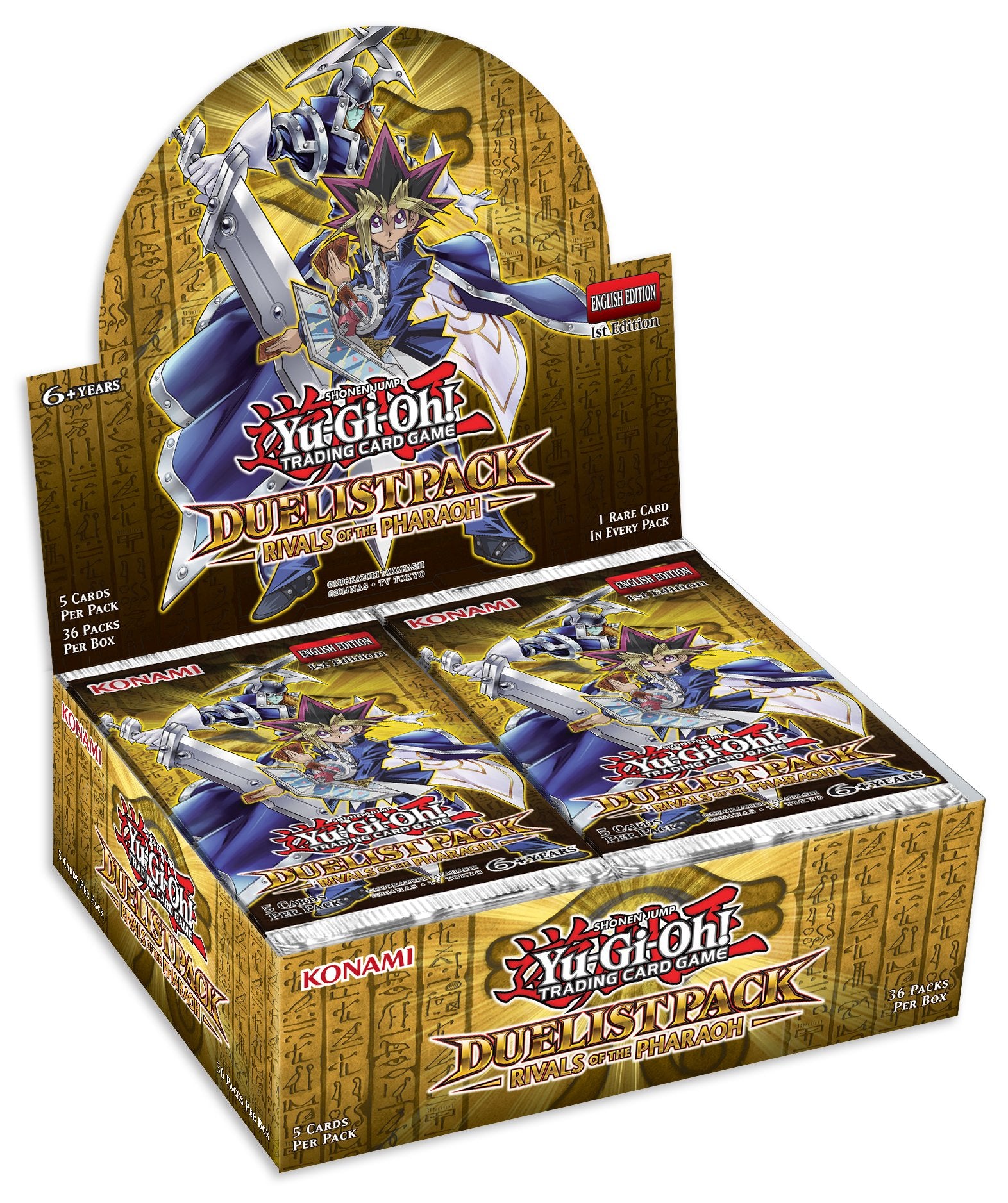 Konami Yu-Gi-Oh! TCG: Duelist Pack: Rivals of the Pharaoh First Edition Booster Box - BigBoi Cards