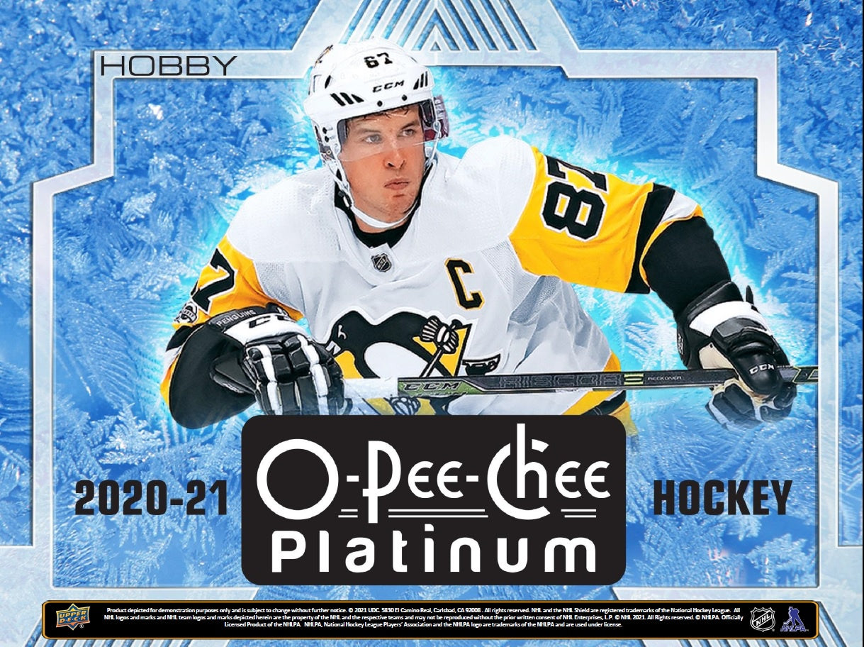 2020-21 Upper Deck O-Pee-Chee Platinum Hockey Hobby Box (Pre-Order) - Miraj Trading
