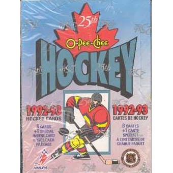 1992-93 O-Pee-Chee Hockey Hobby Box - BigBoi Cards