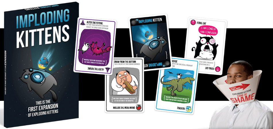 Imploding Kittens: Exploding Kittens Card Game Expansion Pack - BigBoi Cards