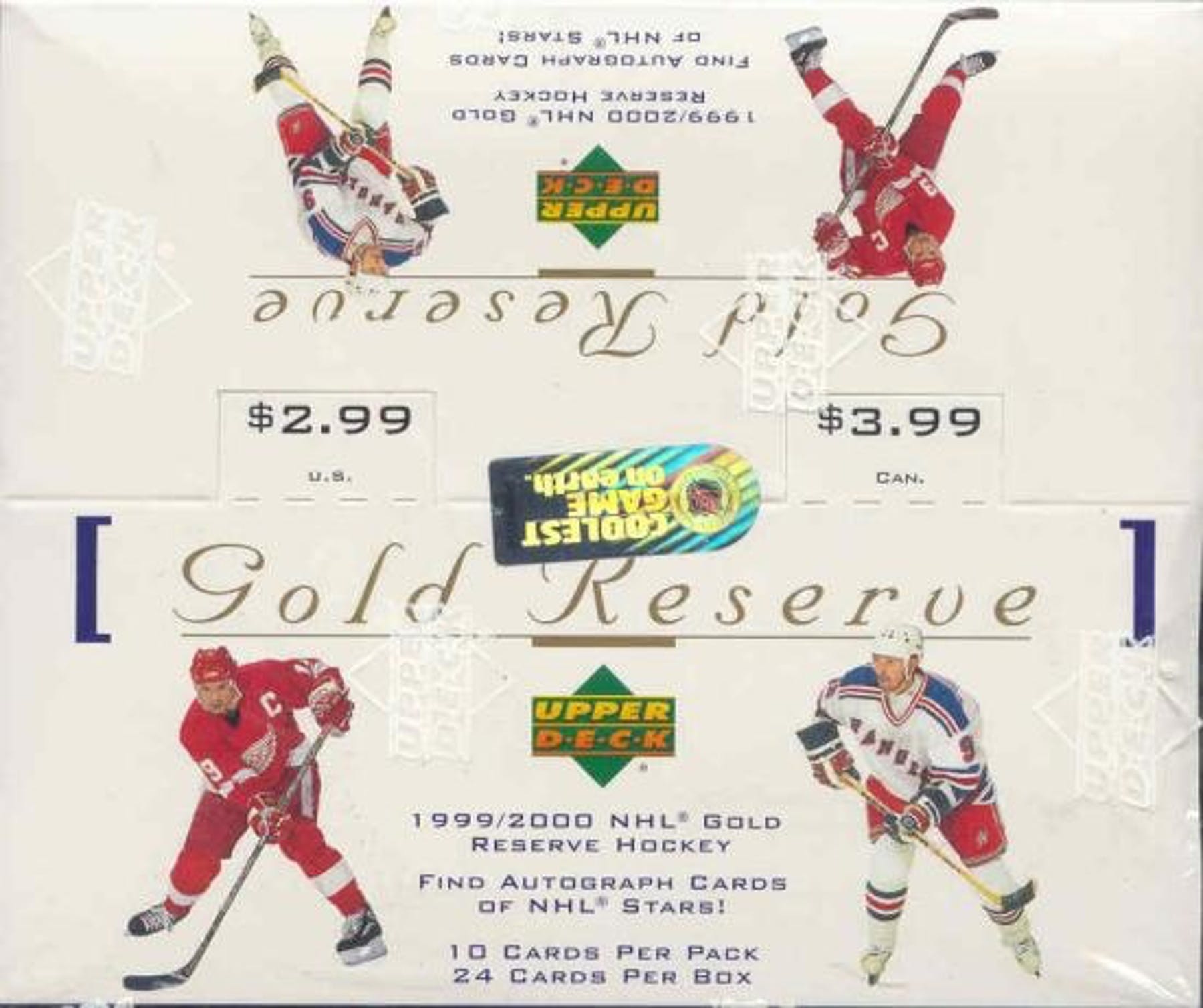 1999-00 Upper Deck Gold Reserve Series 1 Hockey Box - BigBoi Cards