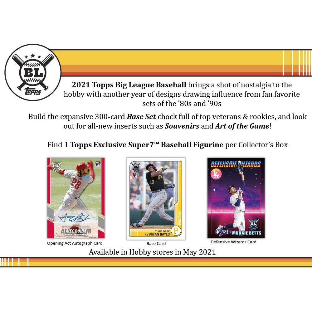 2021 Topps Big League Baseball Collector Box (Pre-Order) - Miraj Trading
