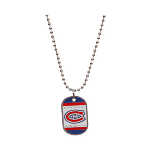 NHL Montreal Canadiens Dog Tag Chain - BigBoi Cards