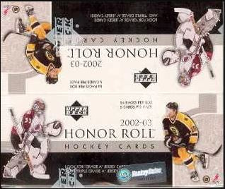 2002-03 Upper Deck Honor Roll Hockey Retail Box - Miraj Trading