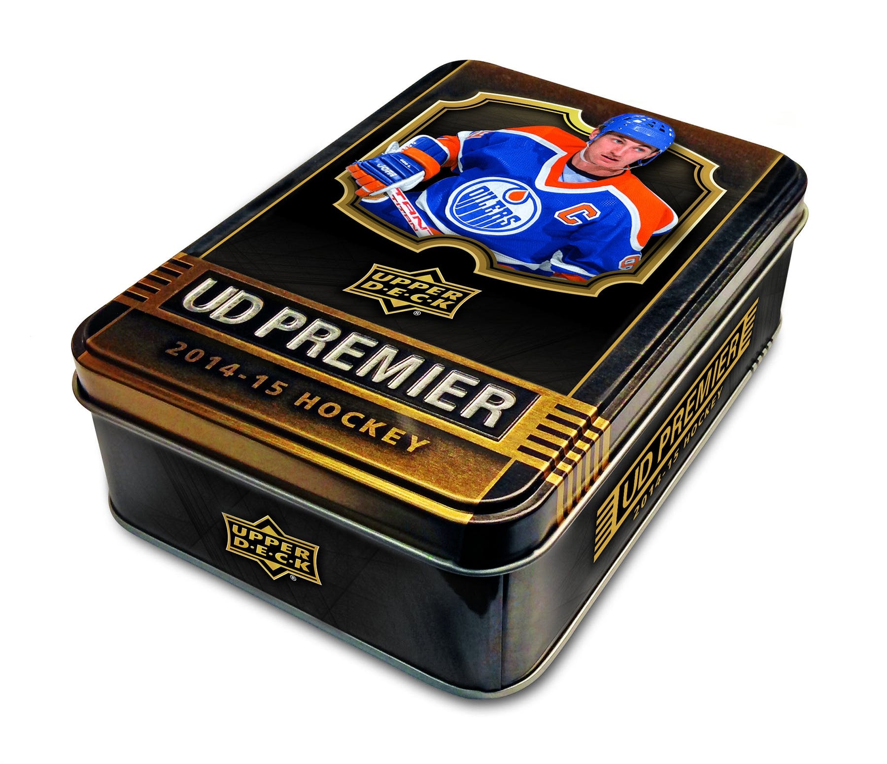 2014-15 Upper Deck Premier NHL Hockey Hobby Tin Box (Case of 10) - BigBoi Cards
