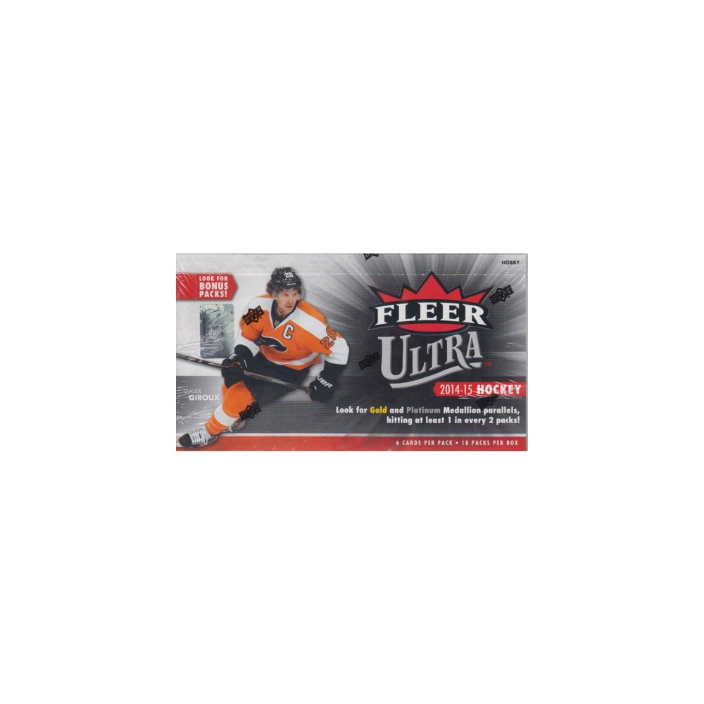 2014-15 Upper Deck Fleer Ultra Hockey Hobby Case (Boxes of 8) - BigBoi Cards