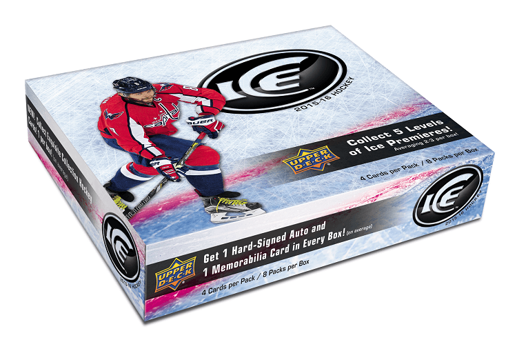 2015-16 Upper Deck Ice Hockey Hobby Case (Boxes of 8) - BigBoi Cards