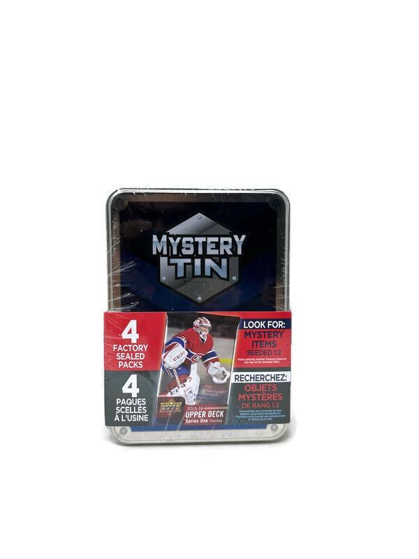 2022-23 Upper Deck Hockey Mystery Tin (Possible Connor McDavid Or Auston Matthews Young Guns!) - Miraj Trading