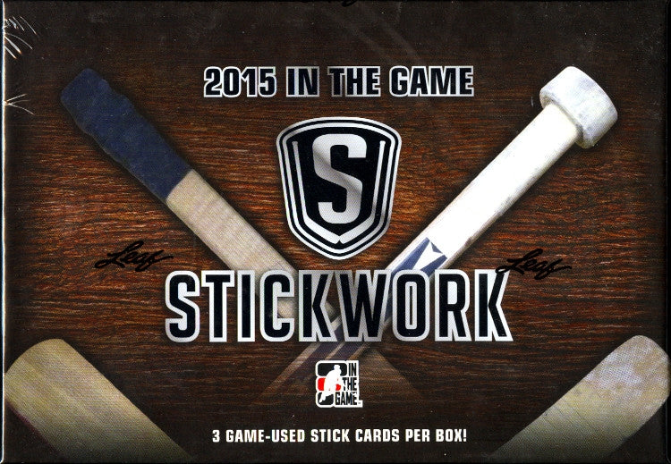 2015-16 Leaf In The Game Stickwork Hockey Hobby Box - BigBoi Cards